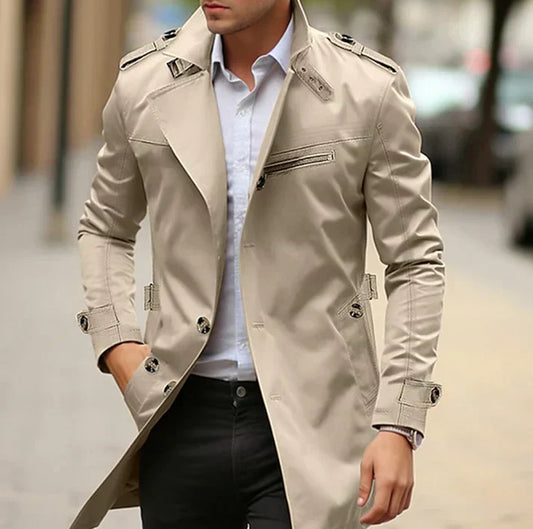 Matthew – trench-coat de printemps élégant pour hommes